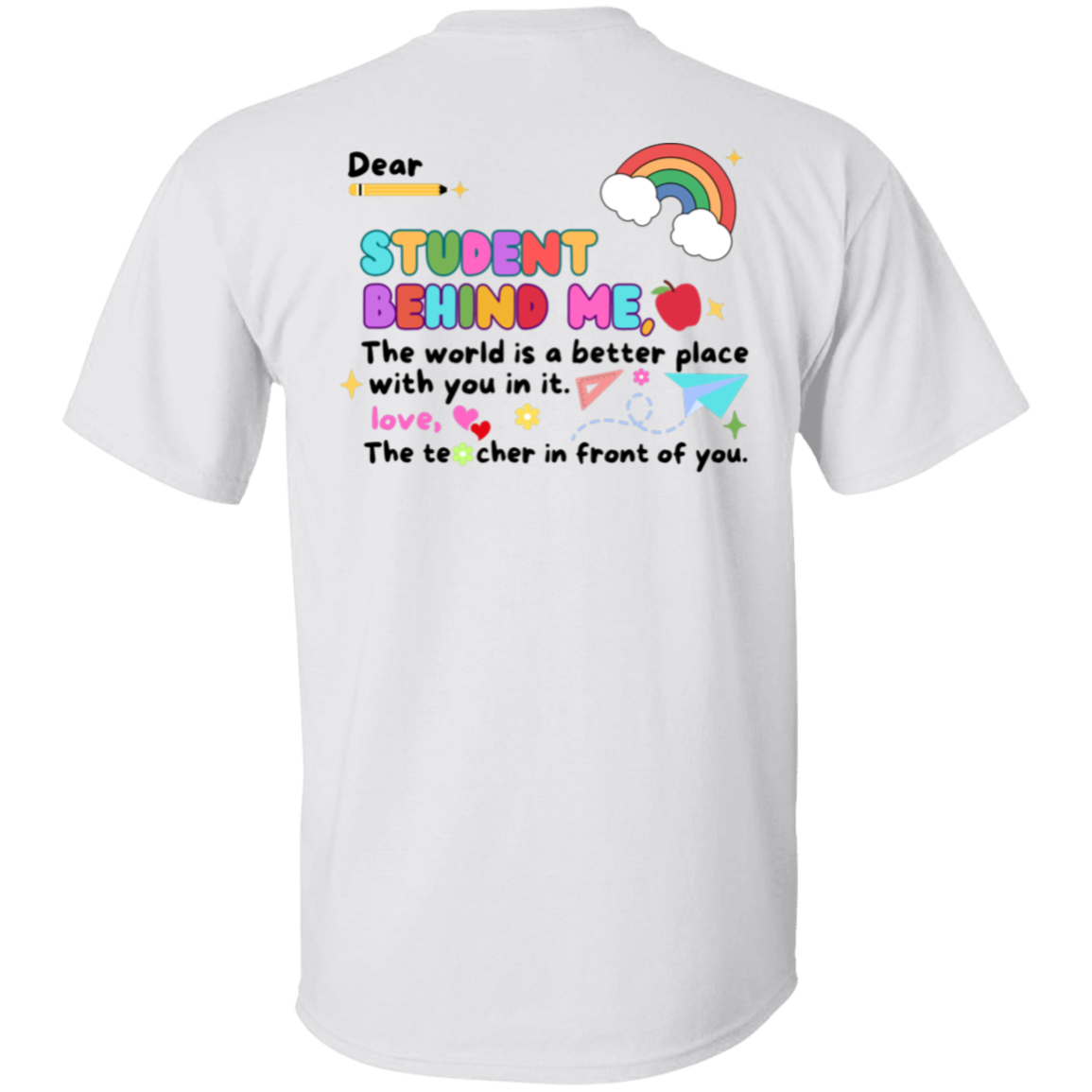 Personalized Teacher Back to School T-Shirt