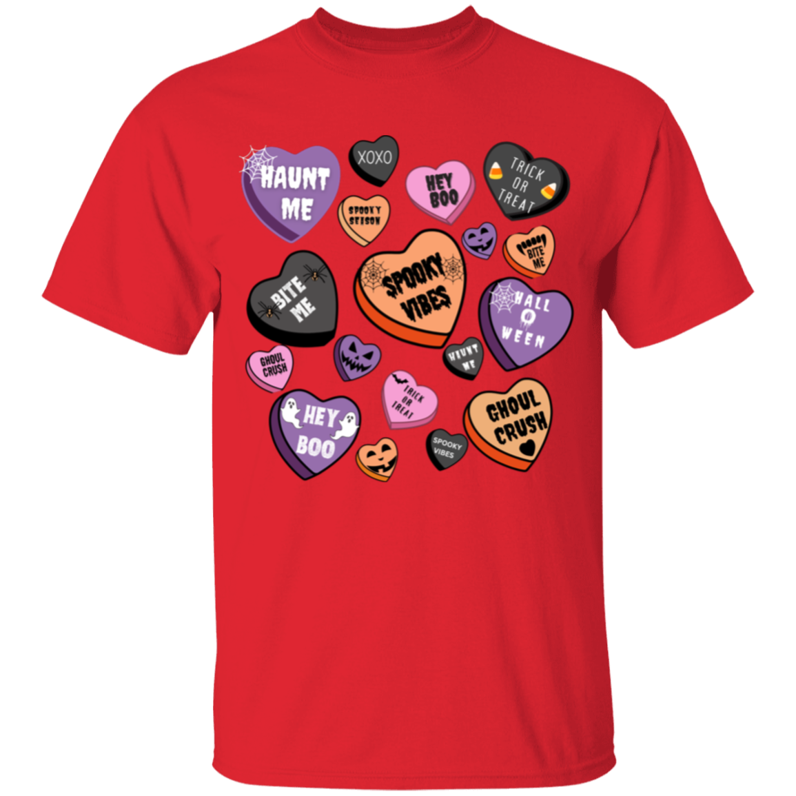 Cute Youth Halloween Heart T-Shirt | Great Gift for Halloween!