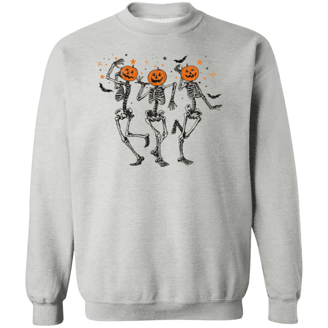 Funny Halloween Pumpkin Head Dancing Skeleton Sweatshirt, Halloween Gift Shirt, Halloween Party Costume
