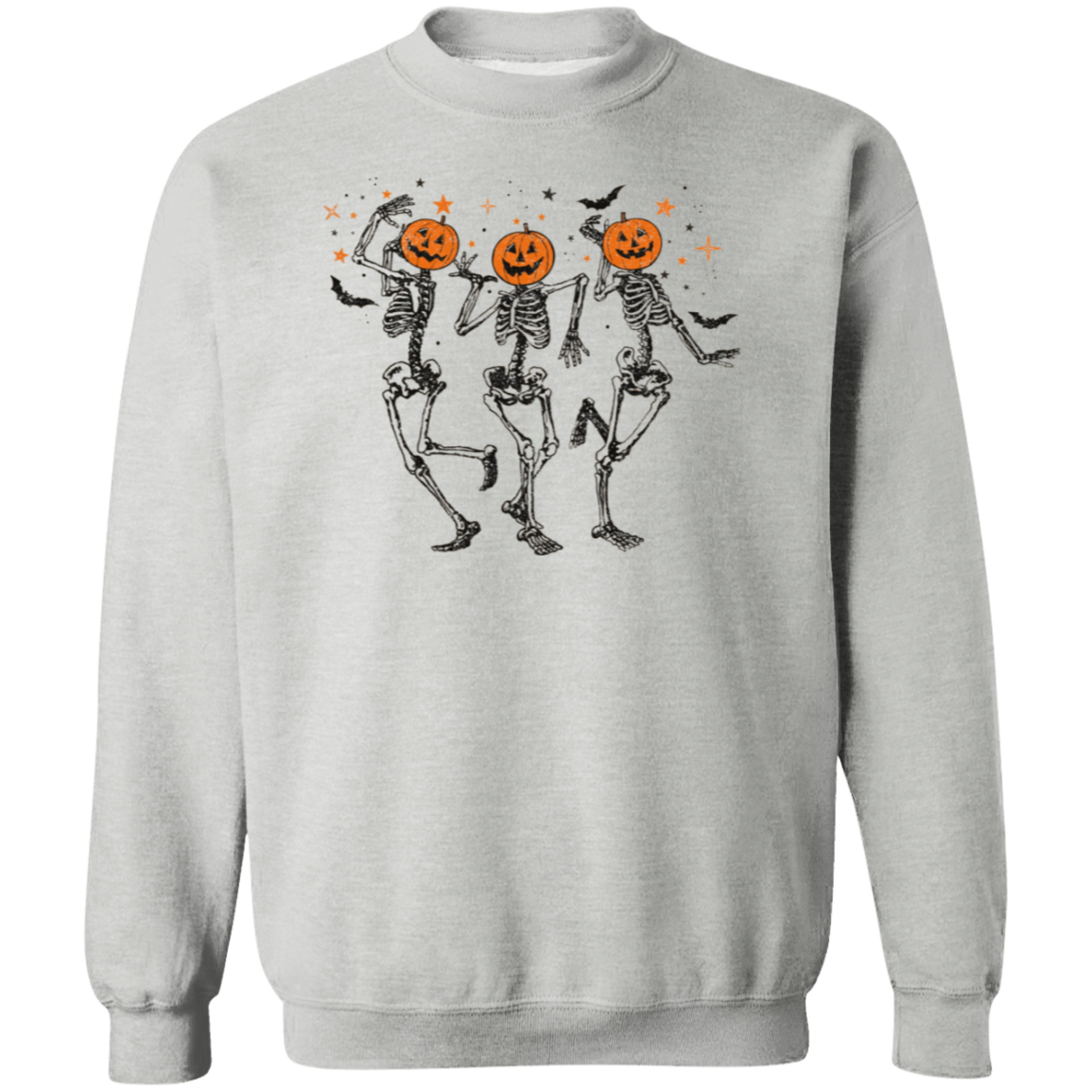 Funny Halloween Pumpkin Head Dancing Skeleton Sweatshirt, Halloween Gift Shirt, Halloween Party Costume