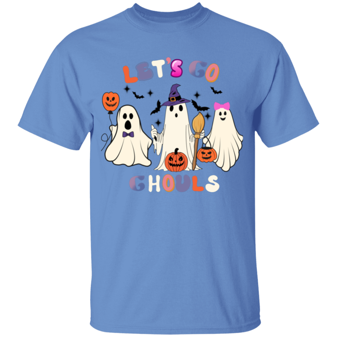 Let's Go Ghouls Halloween Shirt, Kids Halloween Ready  T-Shirt