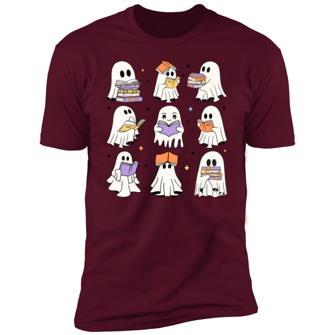 Retro Reading Ghost, Gift For Fall Lovers!