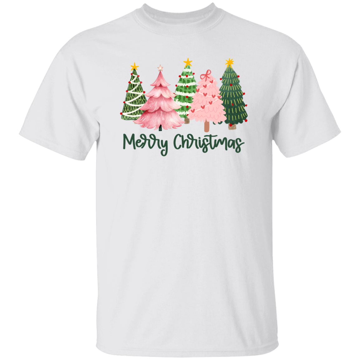 Festive Merry Christmas Tree Graphic Holiday Apparel!