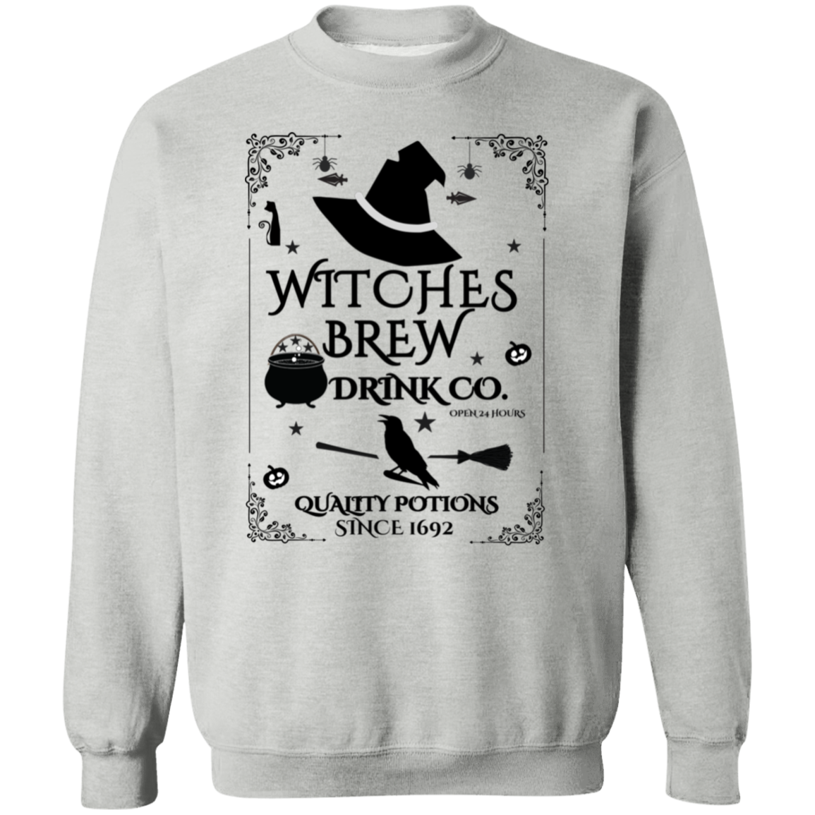 Halloween Witches Brew Drink Co. Pullover Sweatshirt and T-Shirt!