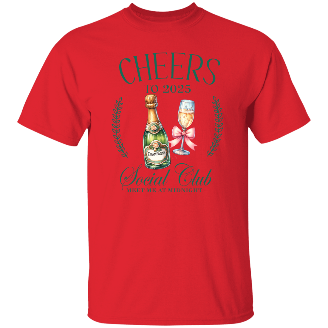 New Year "Cheers to 2025" Holiday Apparel!