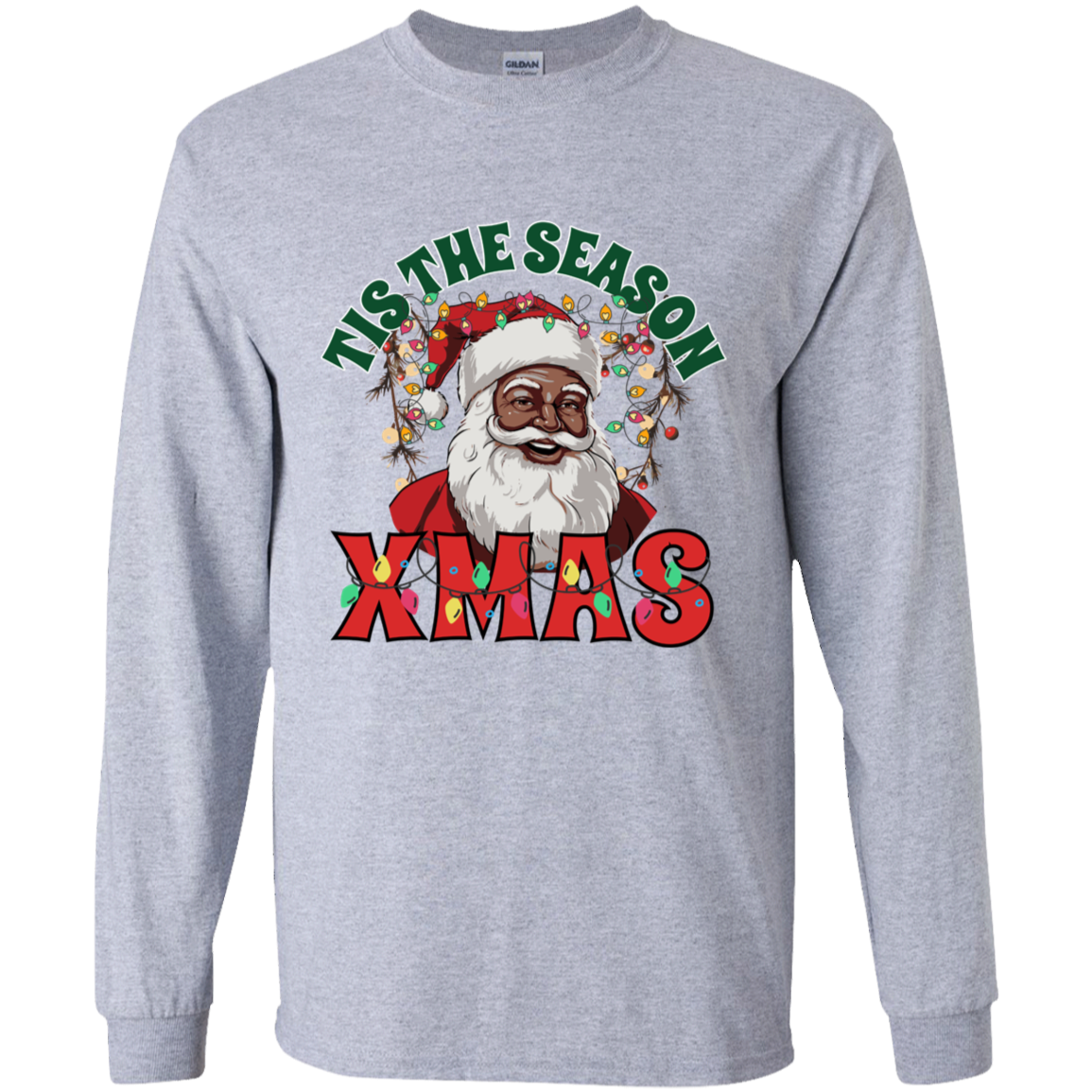 Christmas Santa "Tis the Season" Holiday Sweatshirt