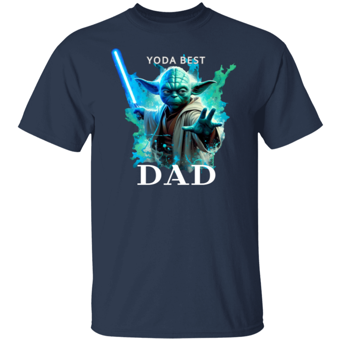 "Yoda" Best Dad Short Sleeve T-Shirt