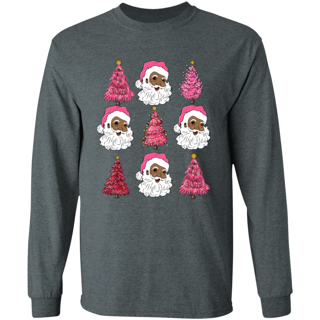 Christmas Santa Trees Holiday Apparel Shirt