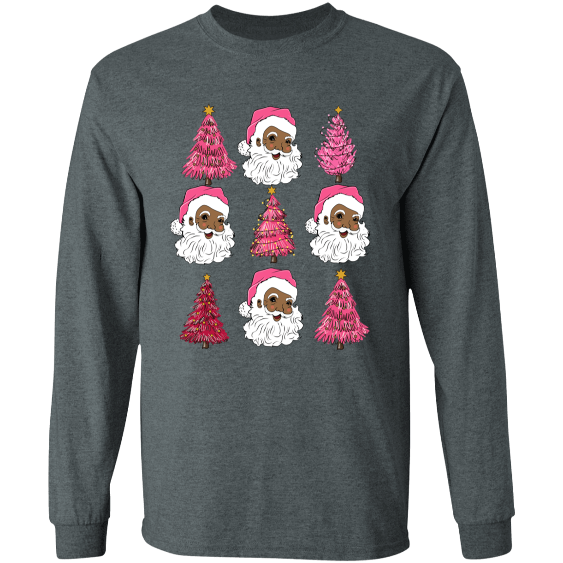 Christmas Santa Trees Holiday Apparel Shirt