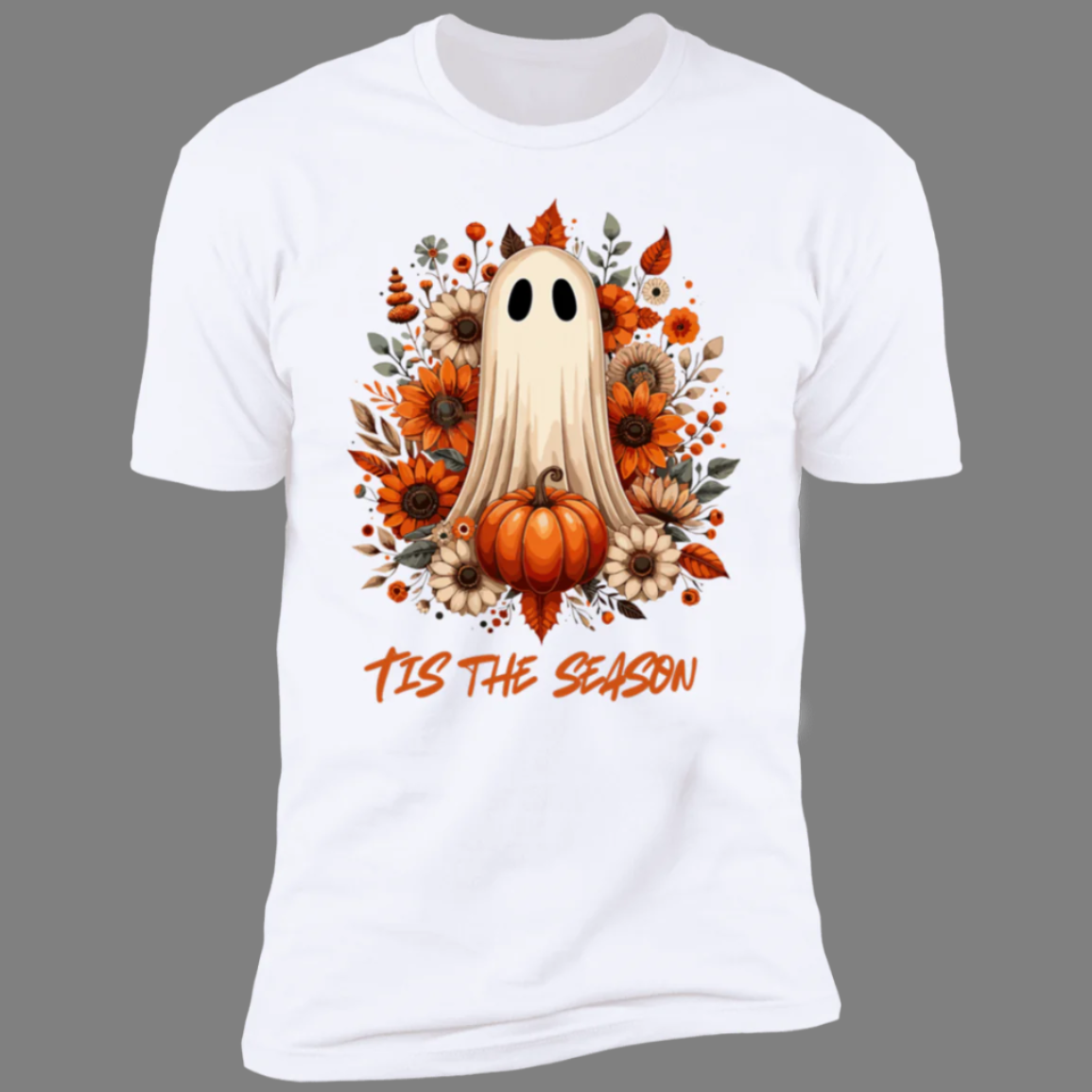 Floral Ghost Halloween Shirt, Flower Halloween Shirt!