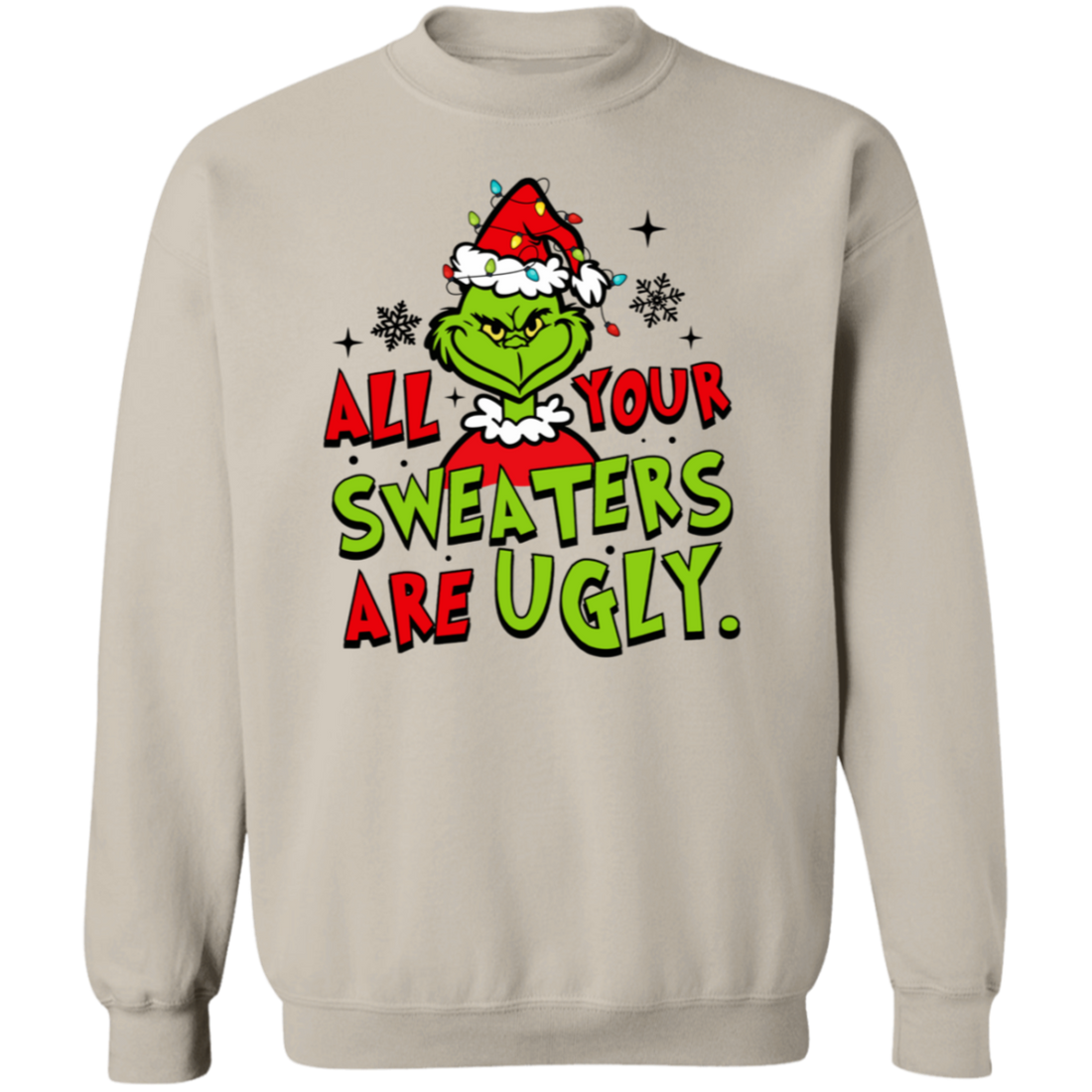 Grinch-Style “Ugly Sweater Roast” Holiday Hoodie Funny Christmas Sweatshirt/Hoodie