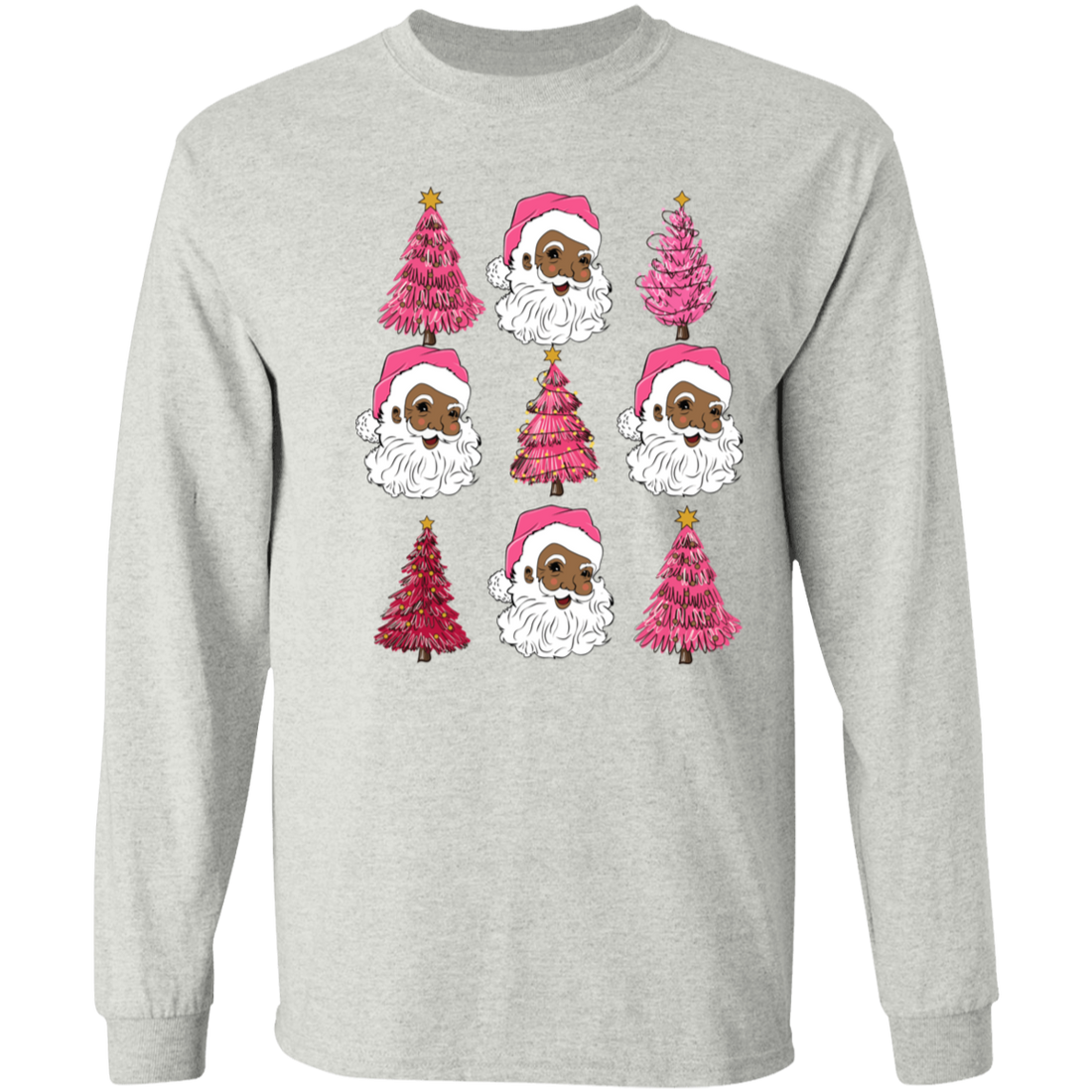 Christmas Santa Trees Holiday Apparel Shirt