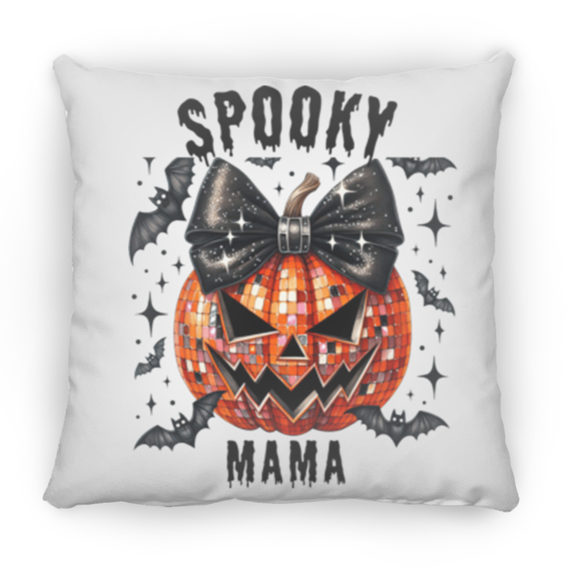 Halloween Decor, Spooky Mama Throw Pillows | Large Throw Pillow