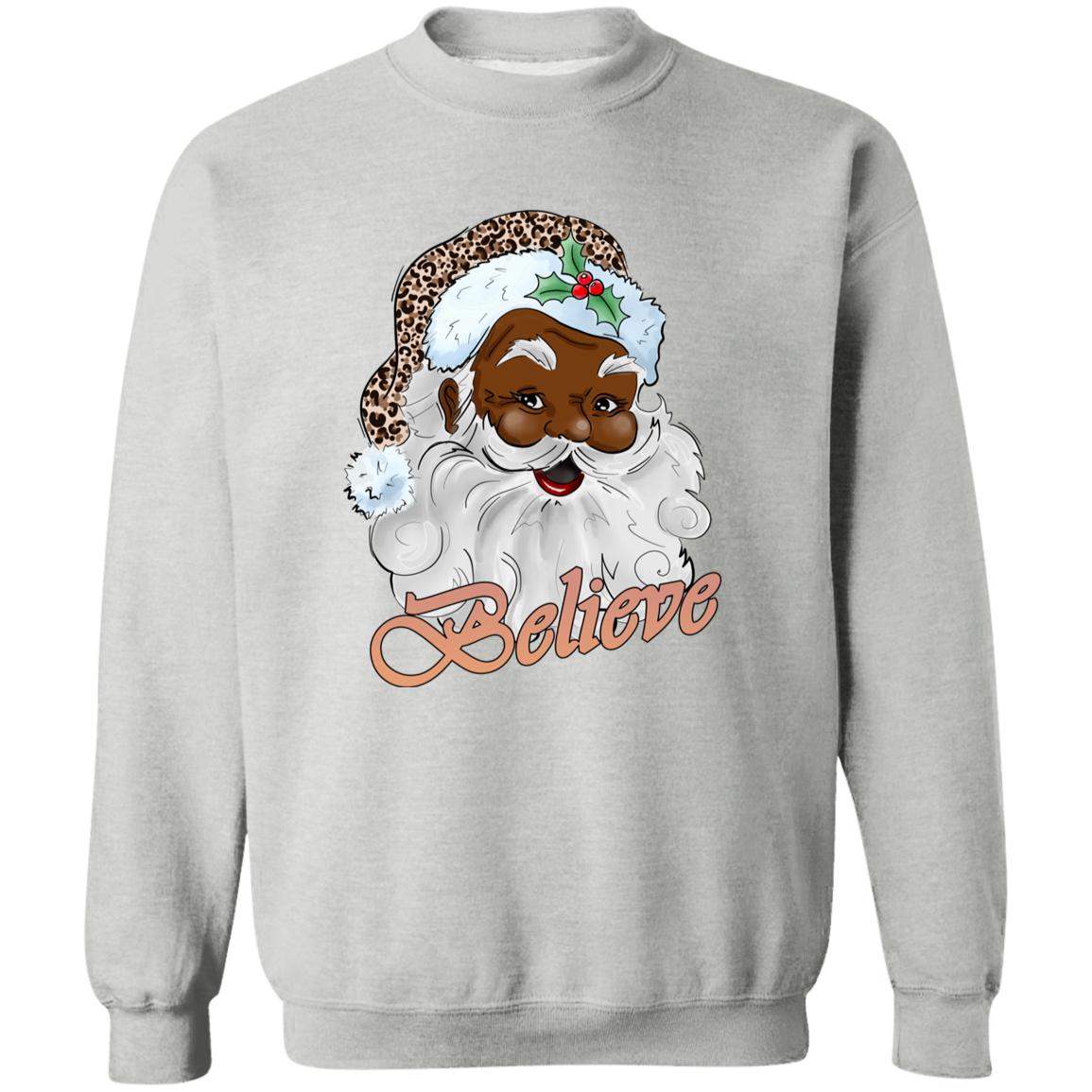 Christmas Santa "Believe" Holiday Sweatshirt