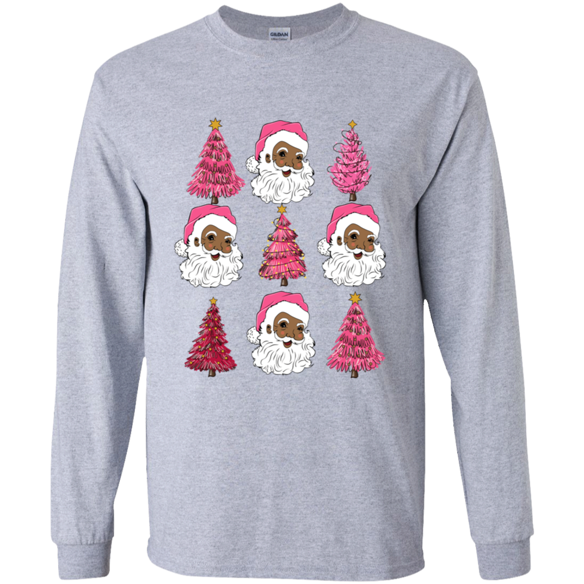 Christmas Santa Trees Holiday Apparel Shirt