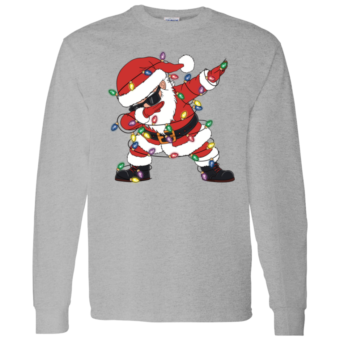 Funny Dabbing Santa Christmas Crewneck – Ugly Sweater Party Favorite Dabbing Christmas Santa!