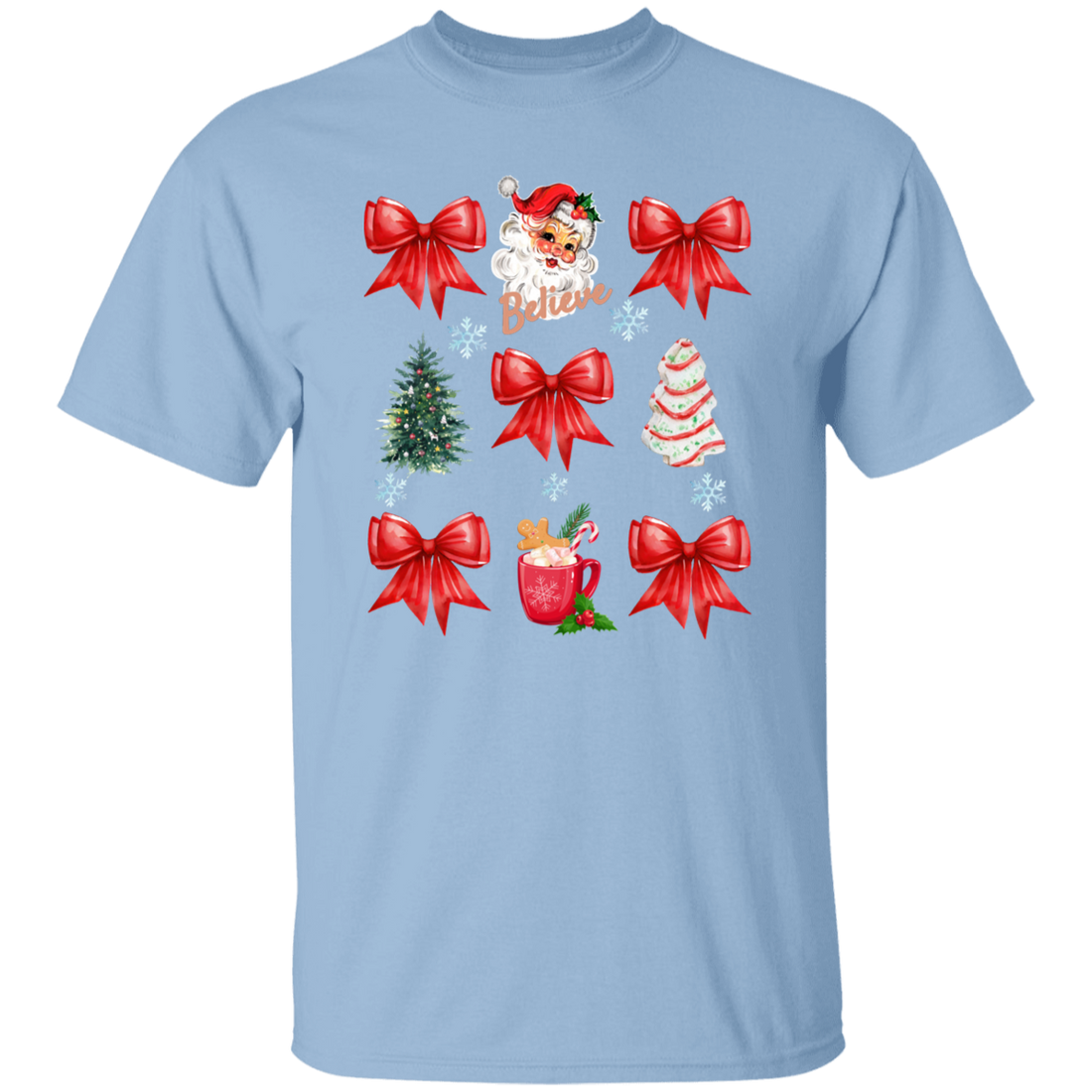Christmas Santa Coquette Holiday T-Shirt