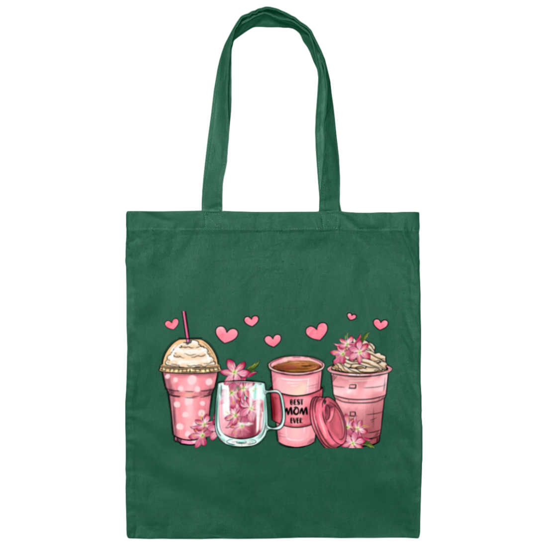 "Best Mom" Canvas Tote Bag