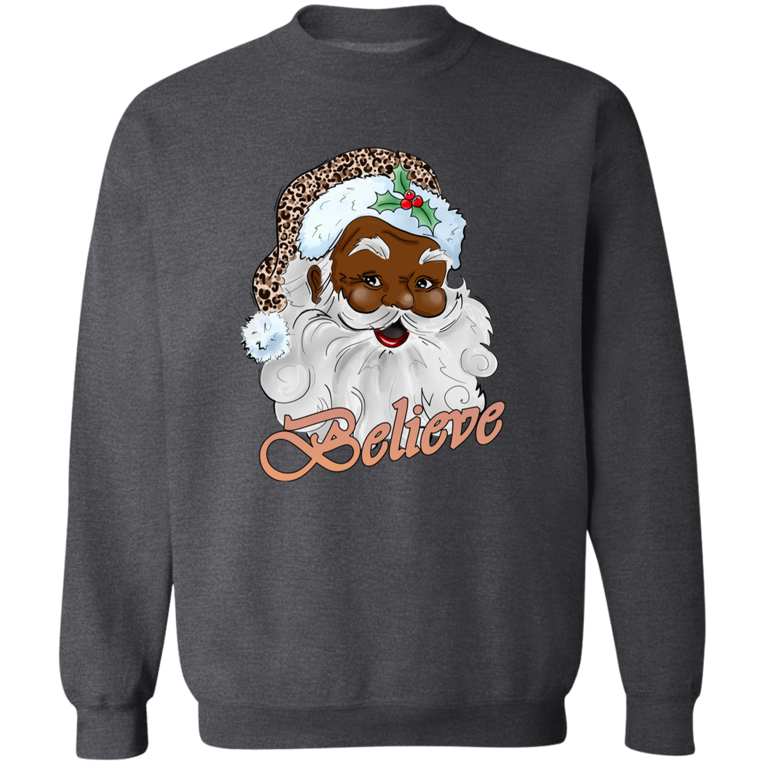 Christmas Santa "Believe" Holiday Sweatshirt