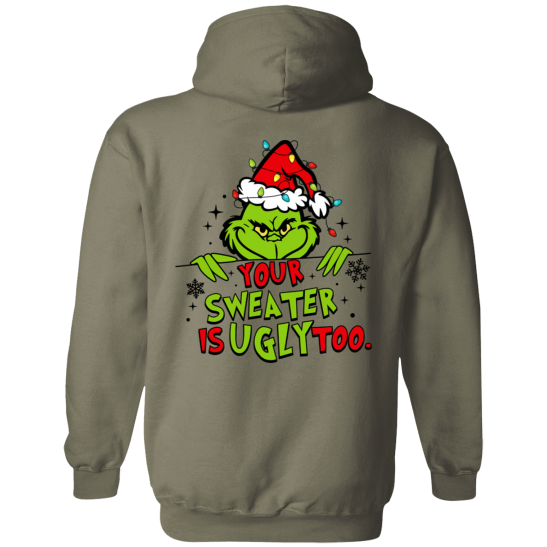 Grinch-Style “Ugly Sweater Roast” Holiday Hoodie Funny Christmas Sweatshirt/Hoodie