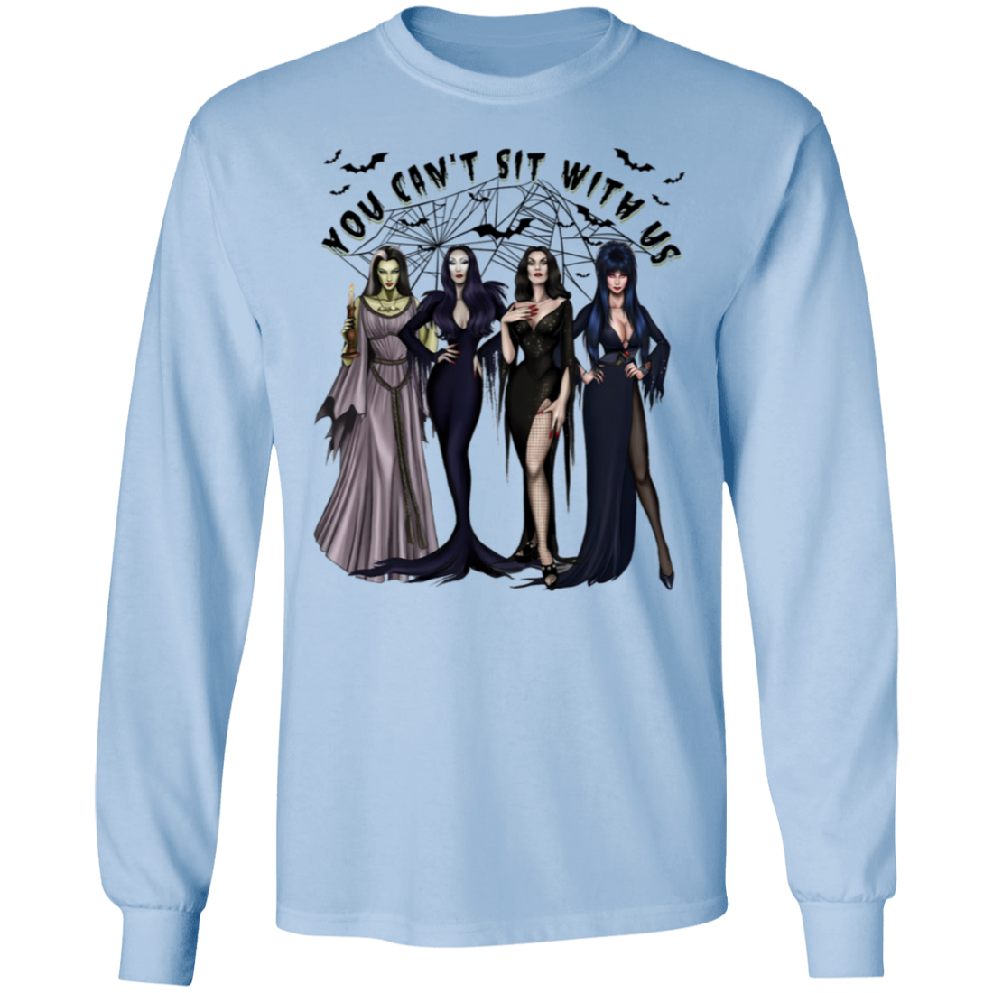Halloween Witches "You Can't Sit With Us" Pullover Sweatshirt/T-Shirt