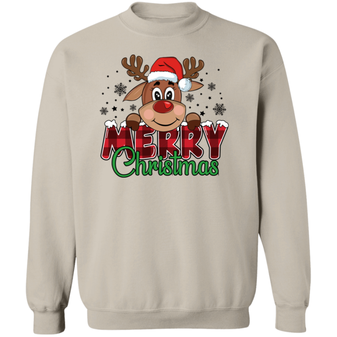 Funny Christmas Reindeer Adult Sweatshirt | Youth T-Shirt | Great Gift