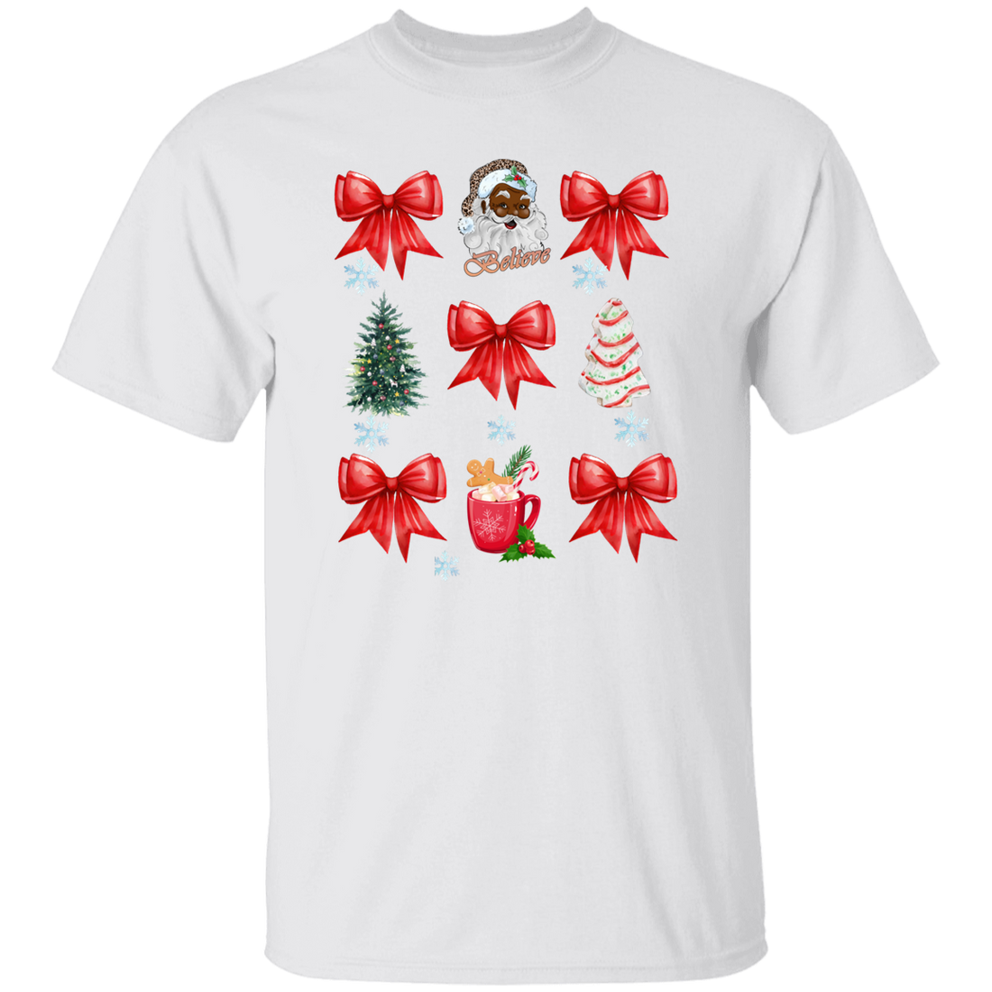 Coquette Bow Sweatshirt, Cute Red Ribbon Santa Sweatshirt!