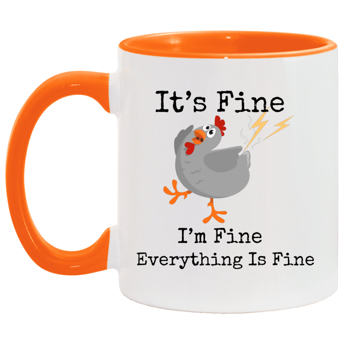 "I'm Fine" 11oz Accent Coffee Mug