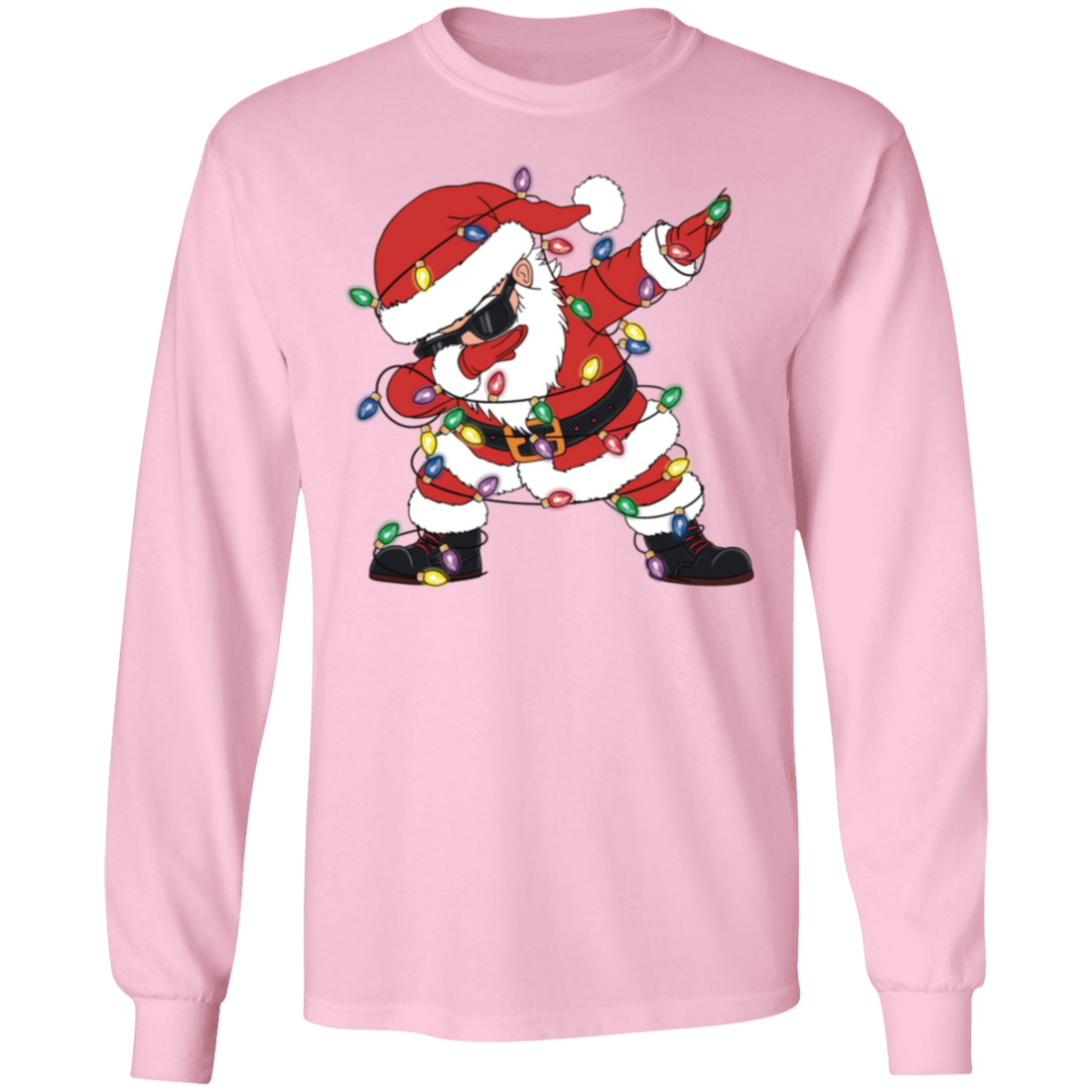 Funny Dabbing Santa Christmas Crewneck – Ugly Sweater Party Favorite Dabbing Christmas Santa!