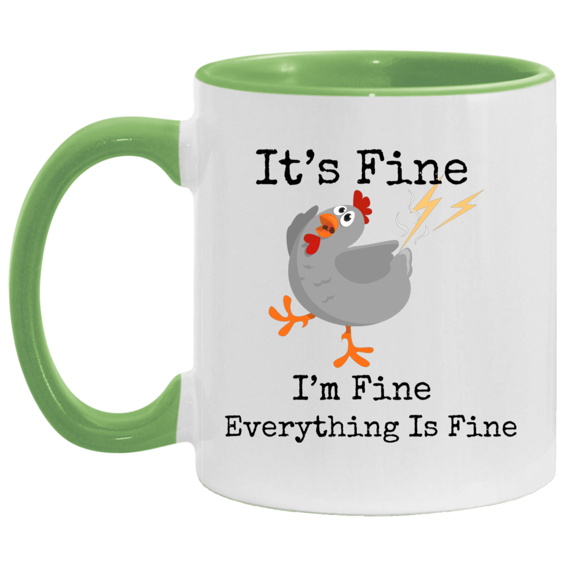 "I'm Fine" 11oz Accent Coffee Mug