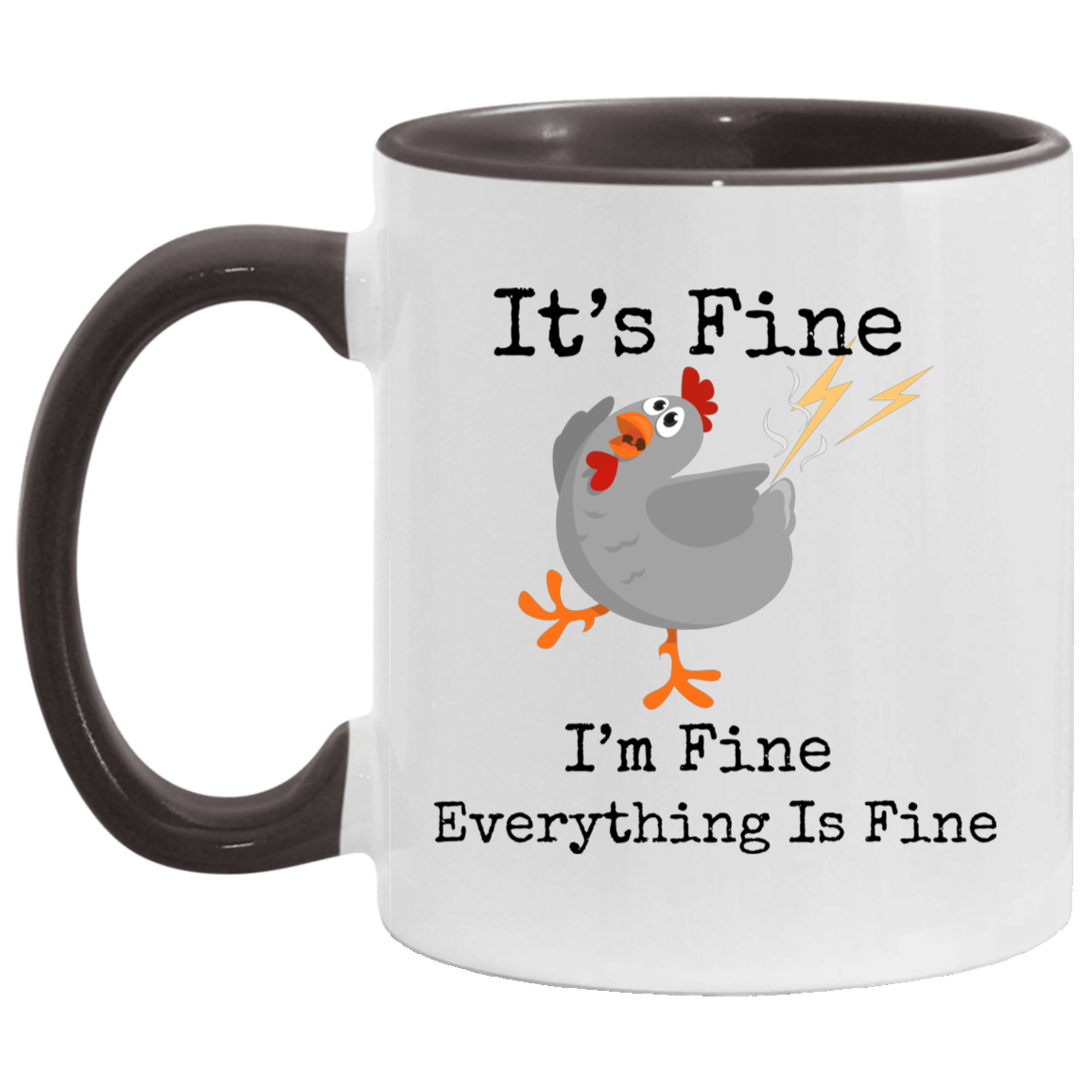 "I'm Fine" 11oz Accent Coffee Mug