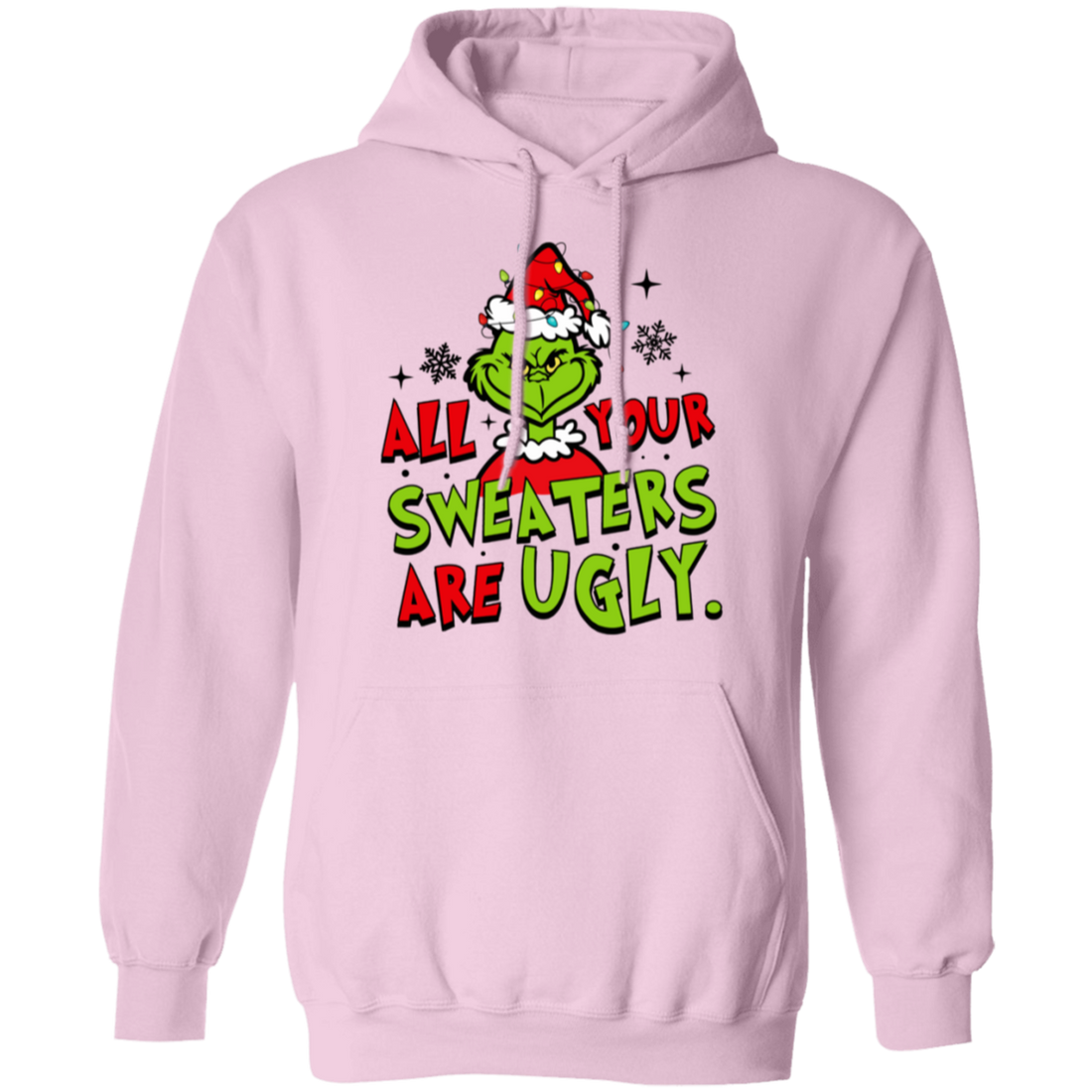 Grinch-Style “Ugly Sweater Roast” Holiday Hoodie Funny Christmas Sweatshirt/Hoodie