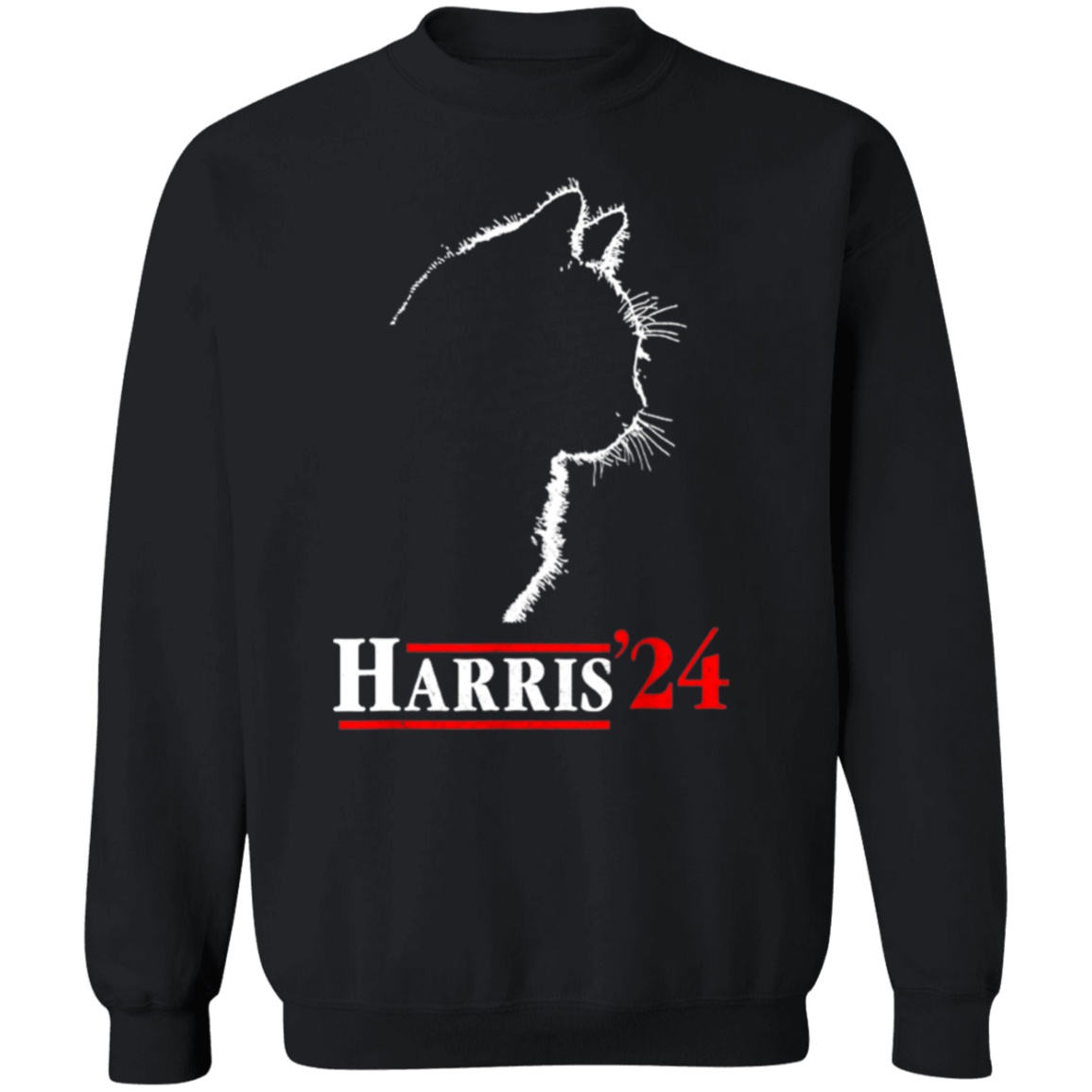 Cat Ladies for Harris  Crewneck Pullover Sweatshirt