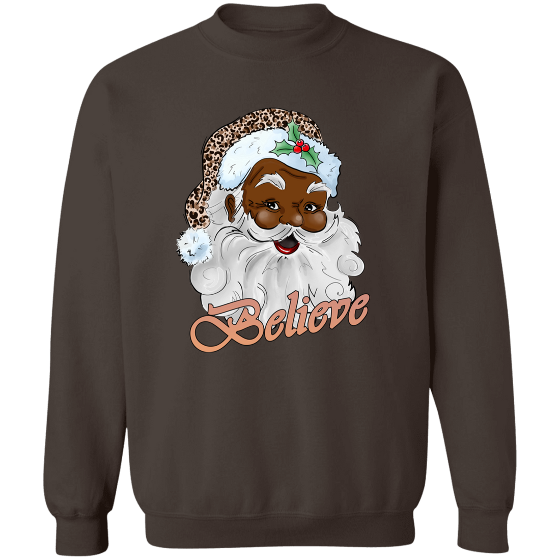 Christmas Santa "Believe" Holiday Sweatshirt