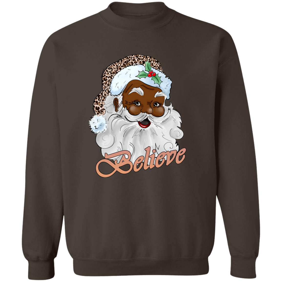 Christmas Santa "Believe" Holiday Sweatshirt