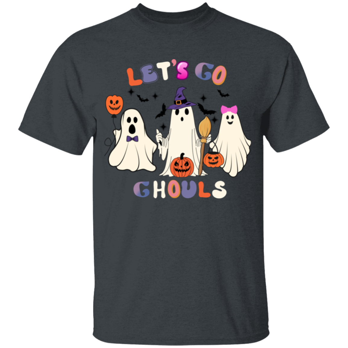 Let's Go Ghouls Halloween Shirt, Kids Halloween Ready  T-Shirt