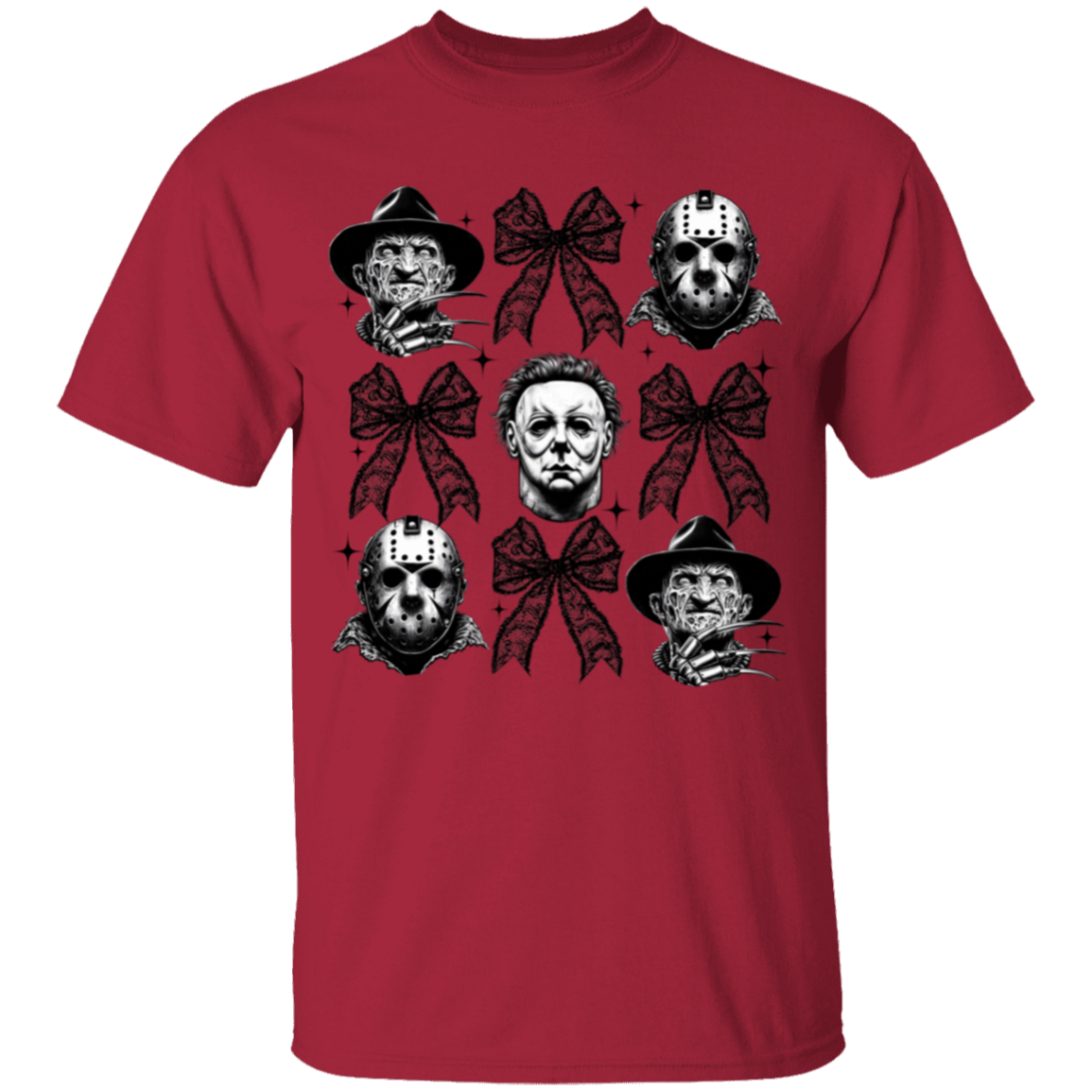 Halloween Coquette Horror Characters Youth T-Shirts!