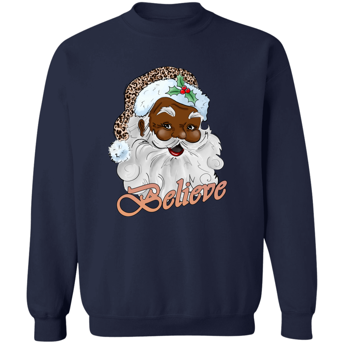 Christmas Santa "Believe" Holiday Sweatshirt