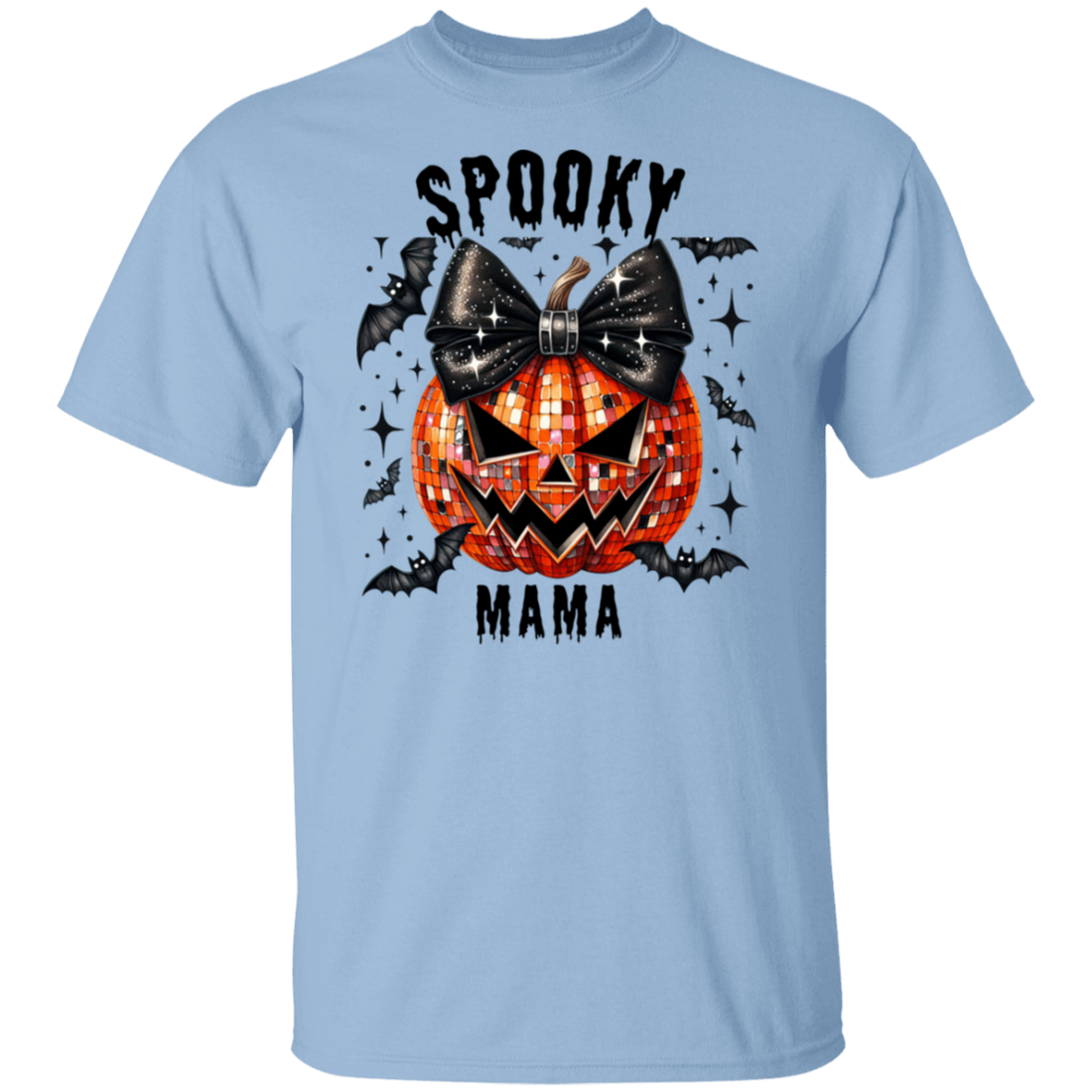 Halloween "Spooky Mama" Short Sleeve T-Shirt