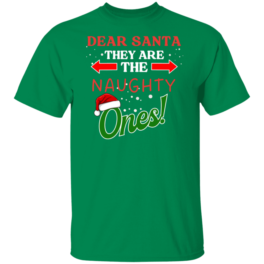 Funny Christmas "Naughty Ones" T-Shirt