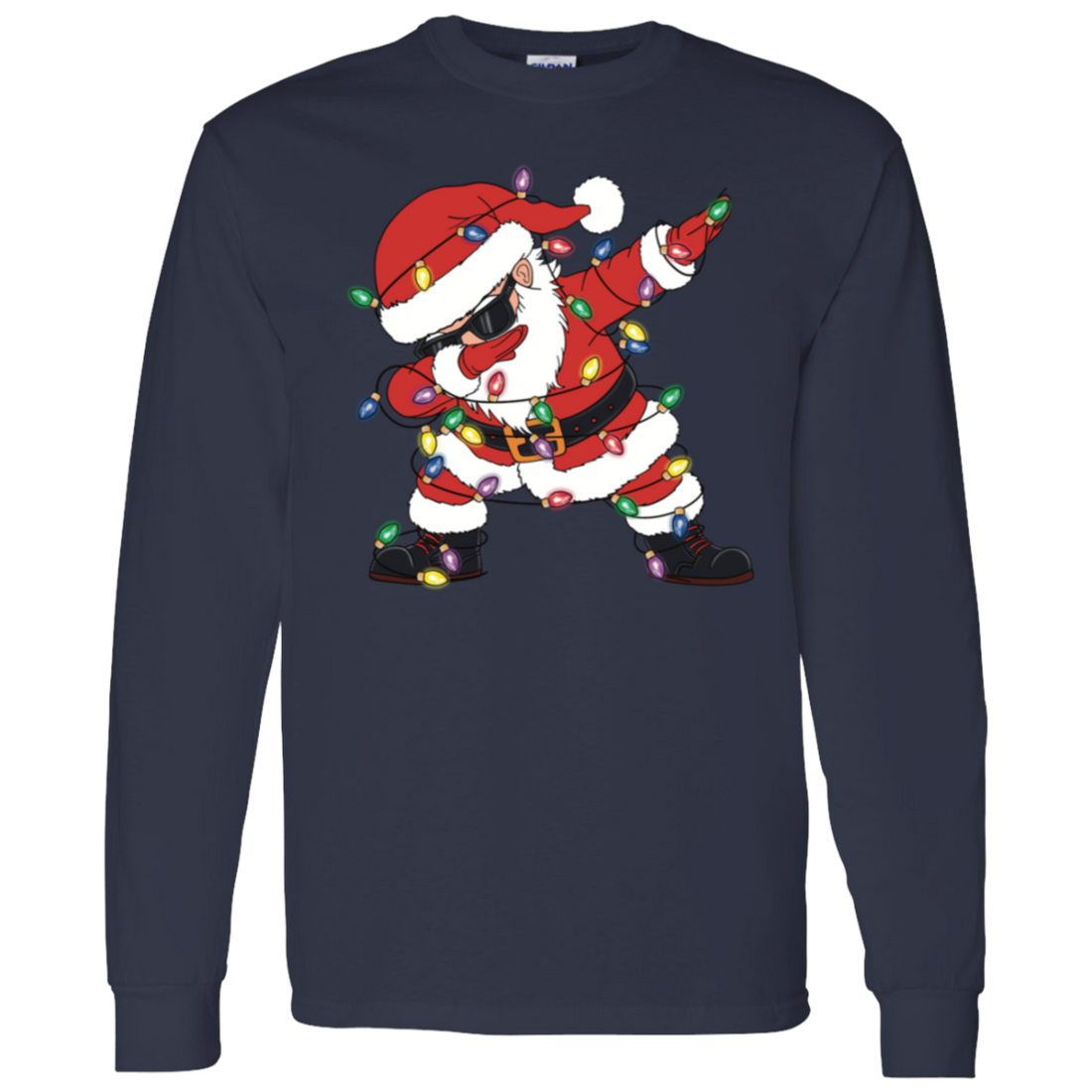 Funny Dabbing Santa Christmas Crewneck – Ugly Sweater Party Favorite Dabbing Christmas Santa!