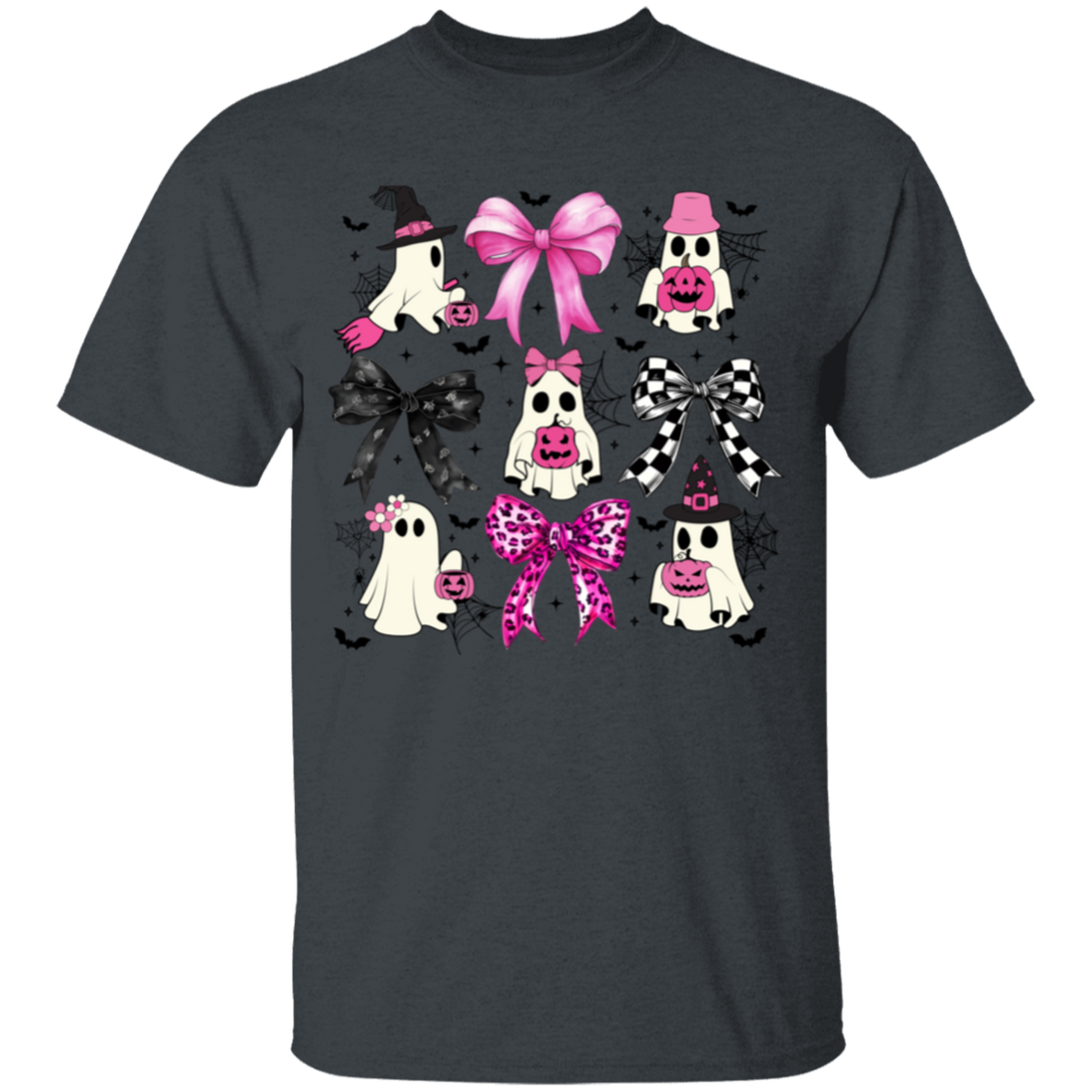 Coquette Halloween Shirt, Youth Cute Ghost Graphic T-Shirt!