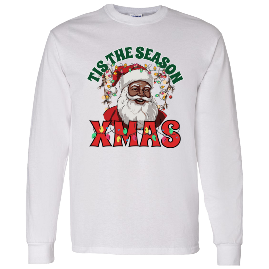 Christmas Santa "Tis the Season" Holiday Sweatshirt