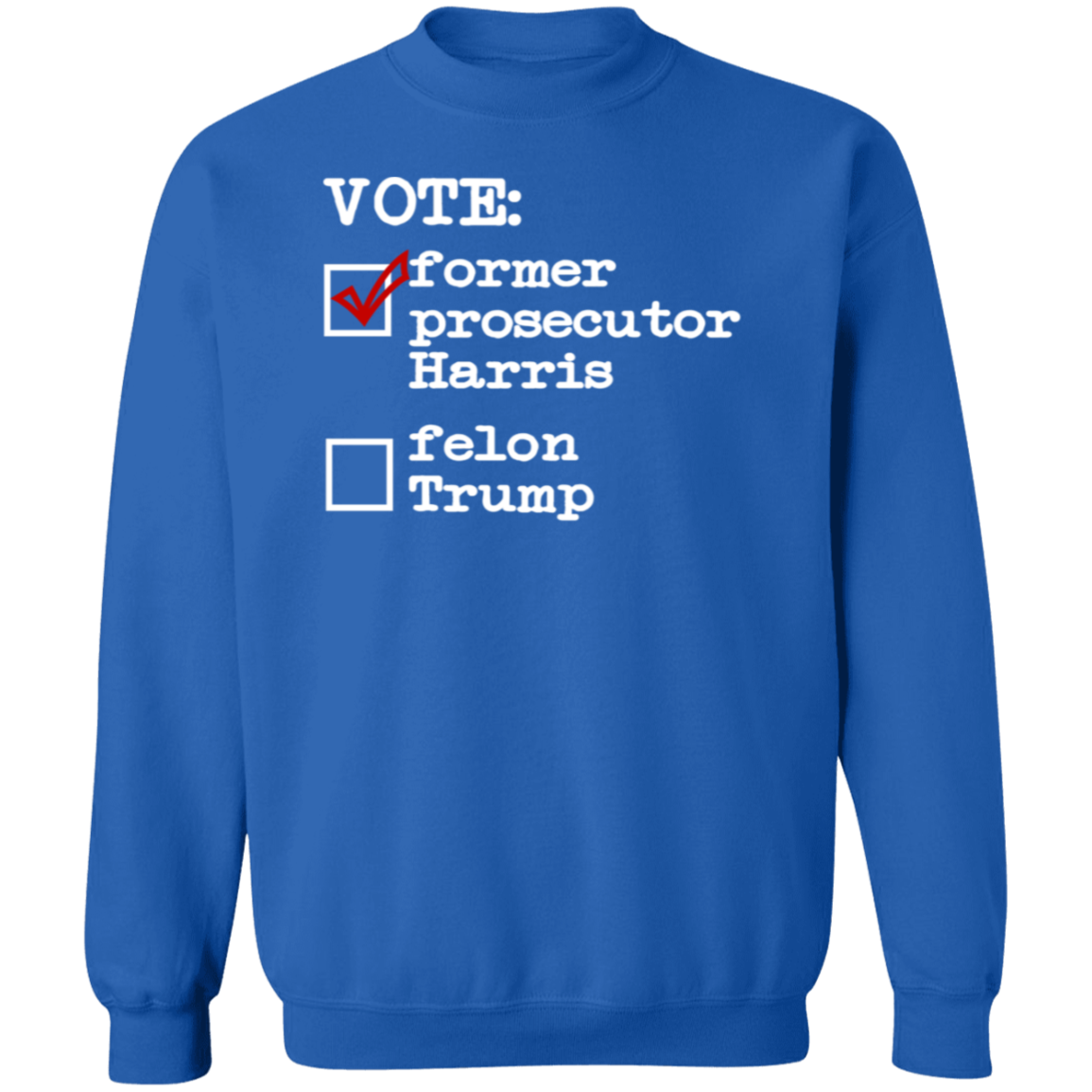 "Vote" 2024 Crewneck Pullover Sweatshirt!