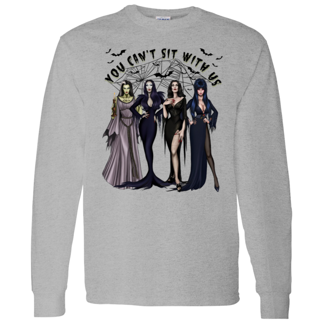 Halloween Witches "You Can't Sit With Us" Pullover Sweatshirt/T-Shirt