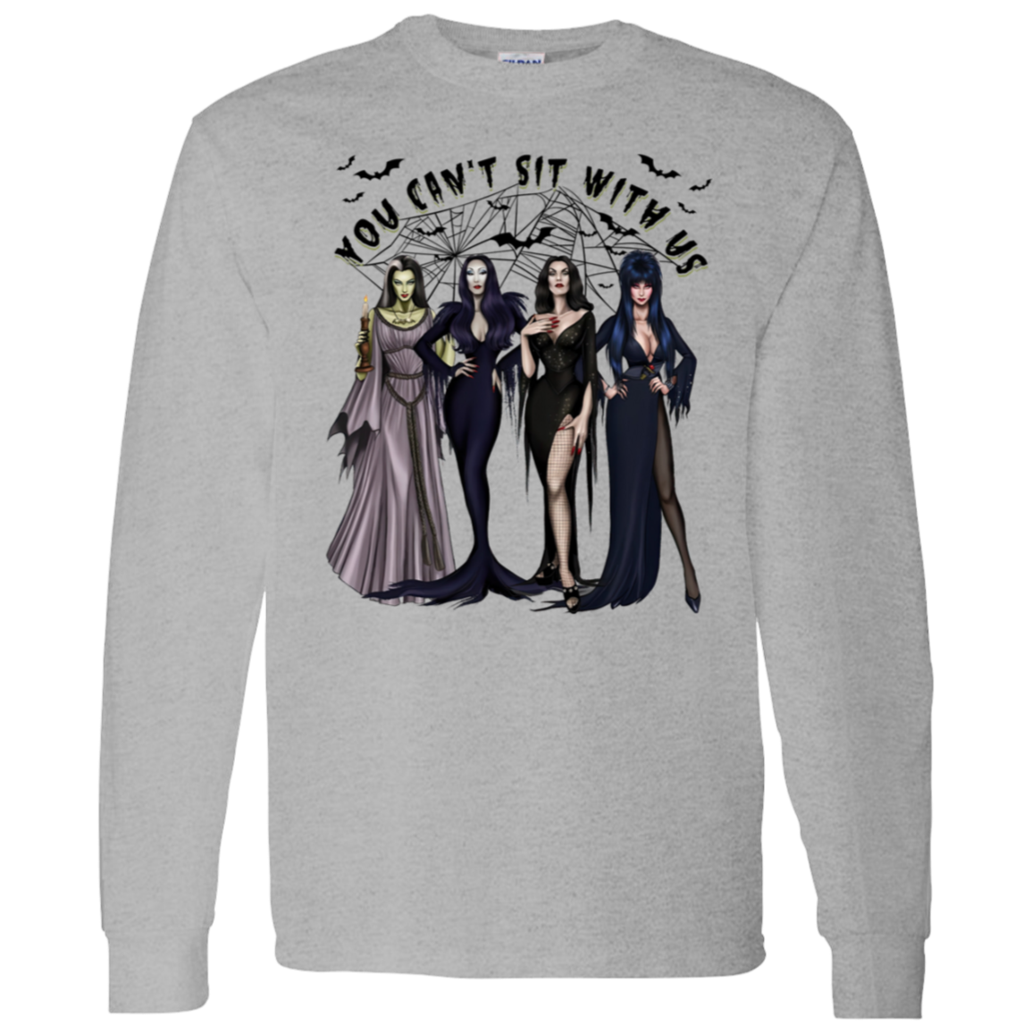 Halloween Witches "You Can't Sit With Us" Pullover Sweatshirt/T-Shirt