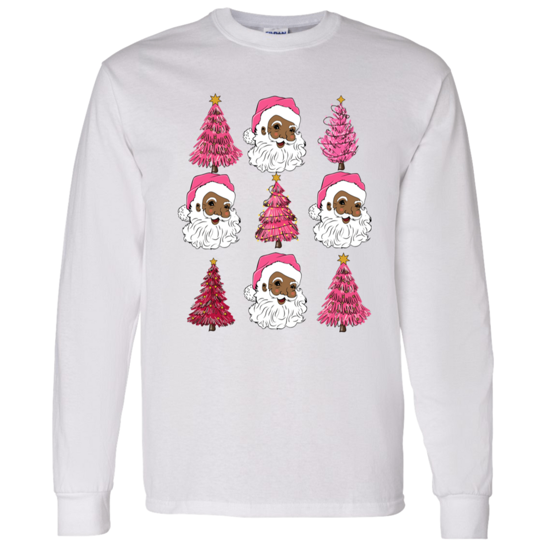 Christmas Santa Trees Holiday Apparel Shirt