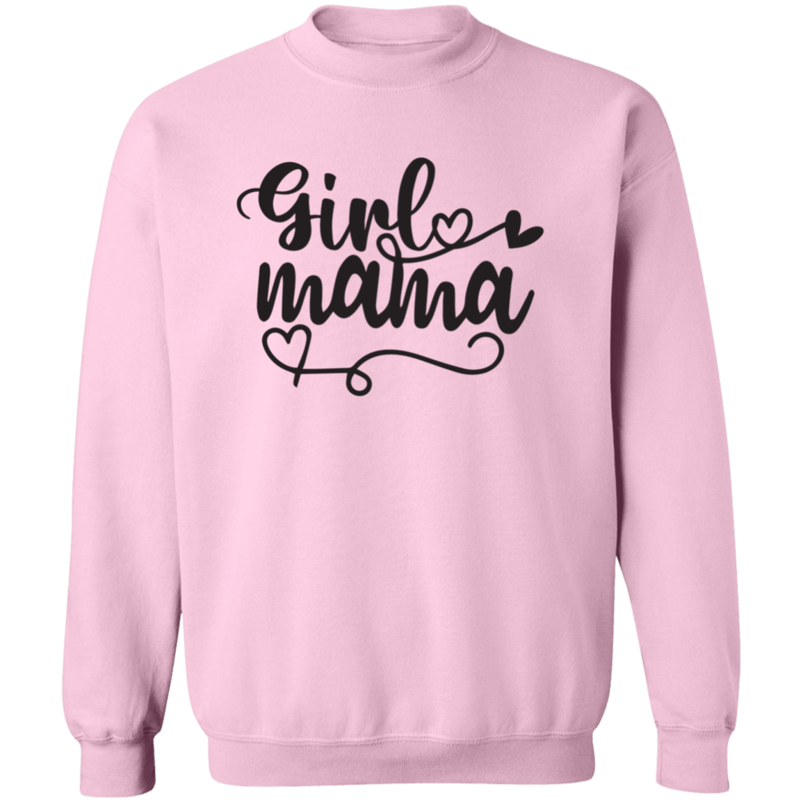 "Girl Mama" Crewneck Pullover Sweatshirt