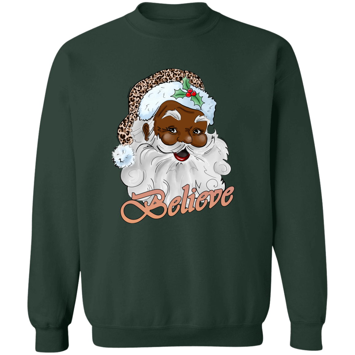 Christmas Santa "Believe" Holiday Sweatshirt