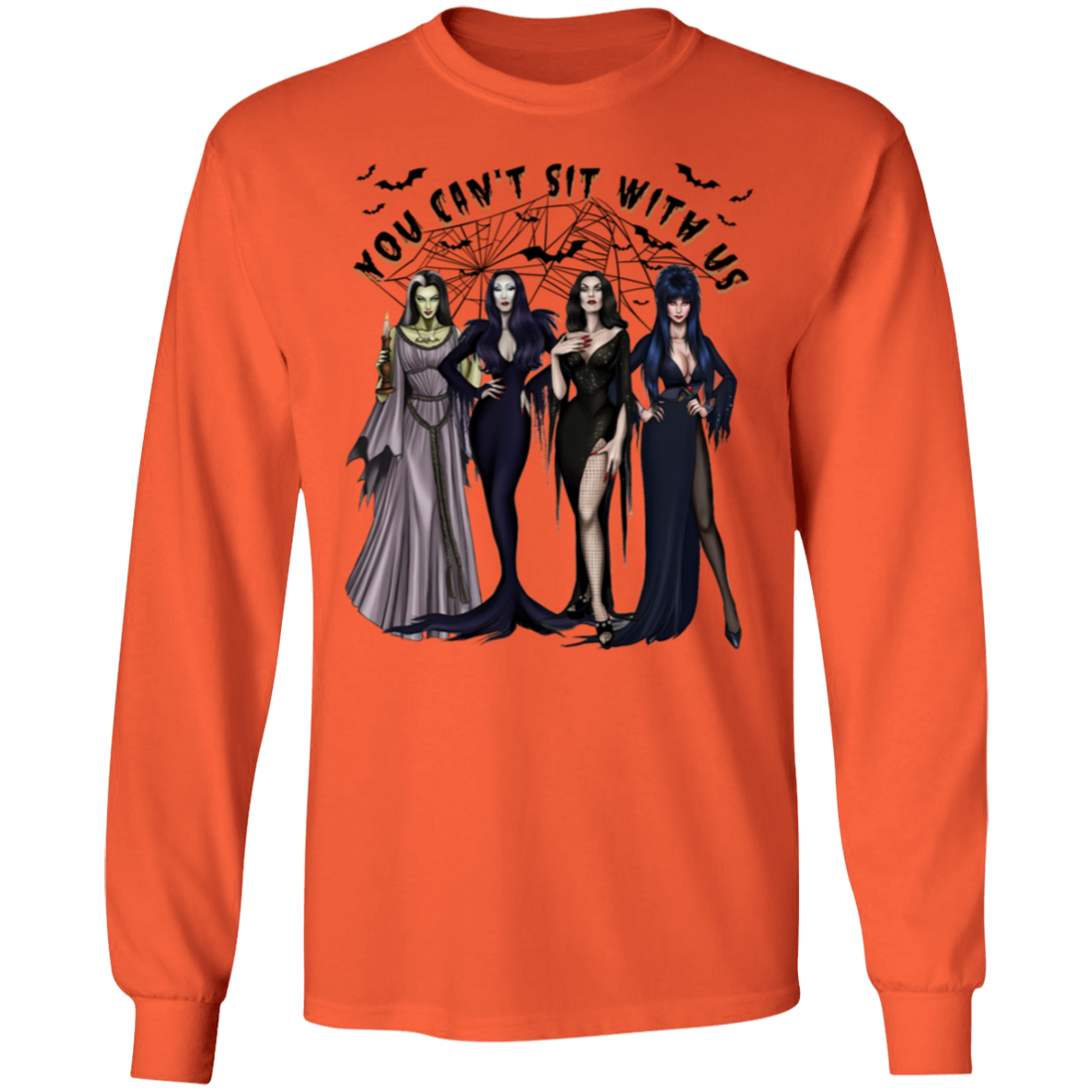 Halloween Witches "You Can't Sit With Us" Pullover Sweatshirt/T-Shirt